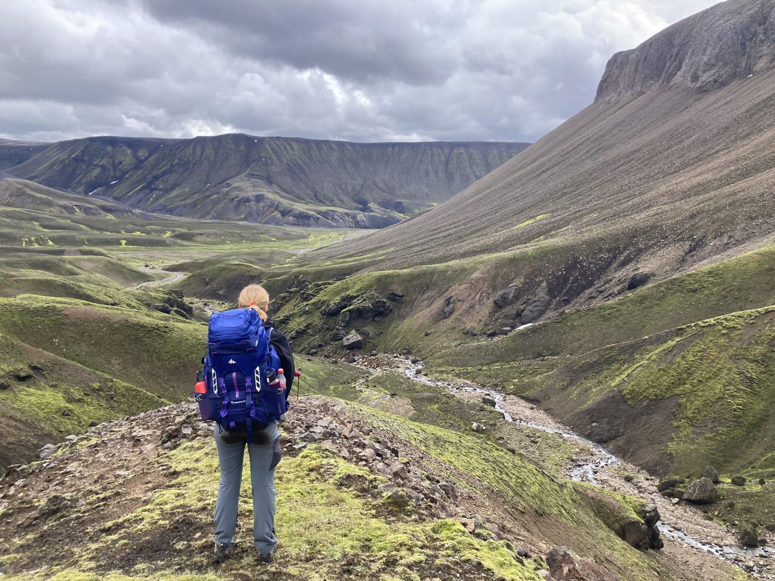 Trek dans la réserve de Fjallabak, sud Islande